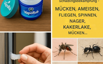 Vicks VapoRub: Der überraschende Hack zur Schädlingsbekämpfung!