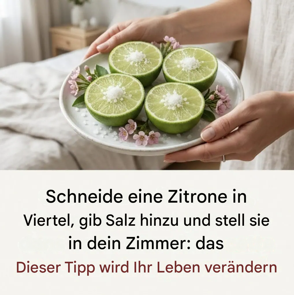 Der wirkungsvolle Trick mit Zitrone und Salz im Schlafzimmer: Das natürliche Geheimnis, um unangenehme Gerüche zu beseitigen und die Atmosphäre im Haus zu erfrischen.
