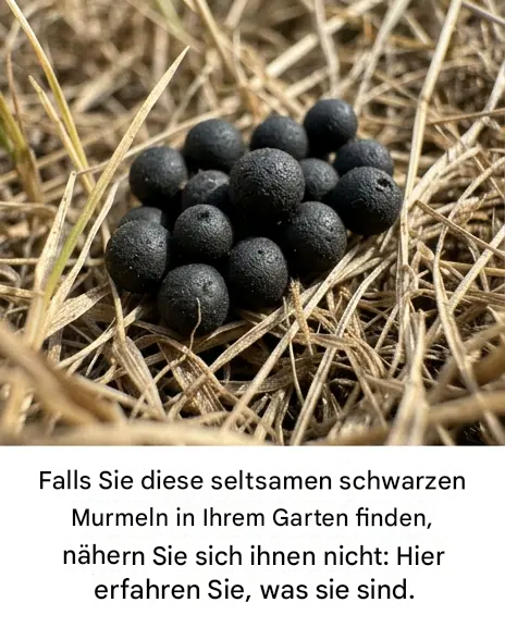 Was tun, wenn Sie seltsame schwarze Kugeln in Ihrem Garten finden: Was sind sie wirklich?