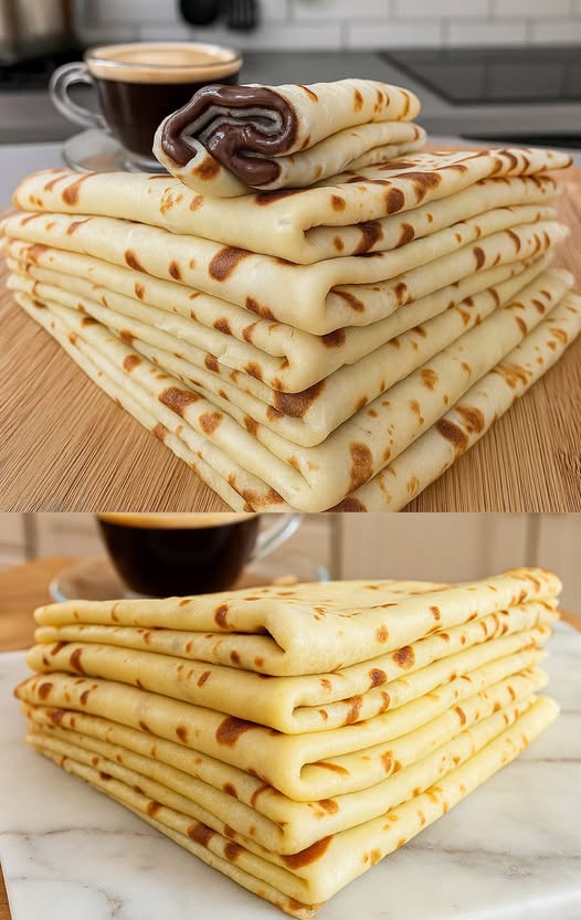 Einfaches hausgemachtes Pfannkuchenrezept