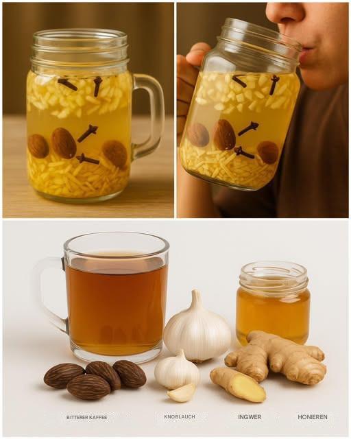Hervorragende Kombination: Bitter Kola + Knoflook + Gember + Kruidnagel + Honing