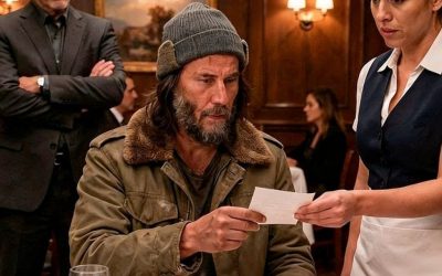 Keanu Reeves macht sich schick, bestellt ein Steak, und die Kellnerin überreicht ihm eine schockierende Nachricht…