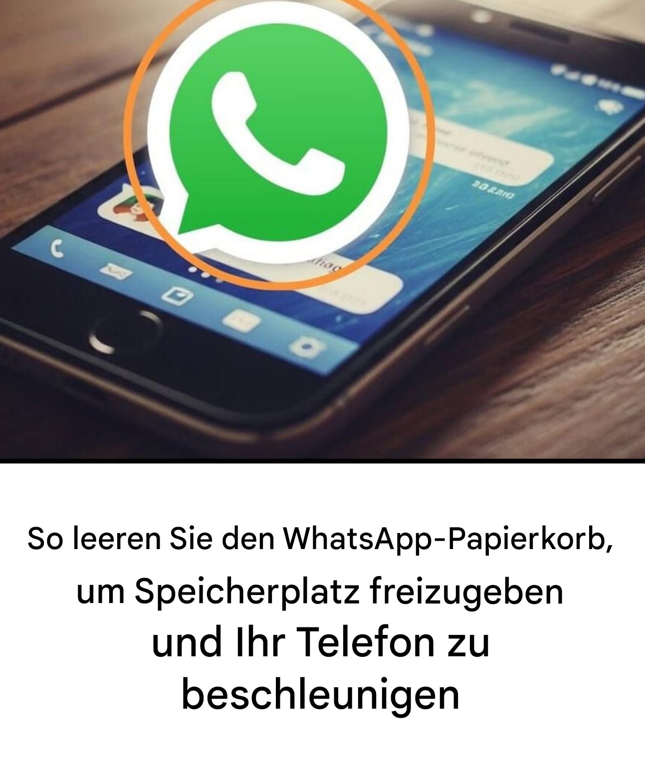 So leeren Sie den WhatsApp-Papierkorb, um Speicherplatz freizugeben und Ihr Mobiltelefon zu beschleunigen