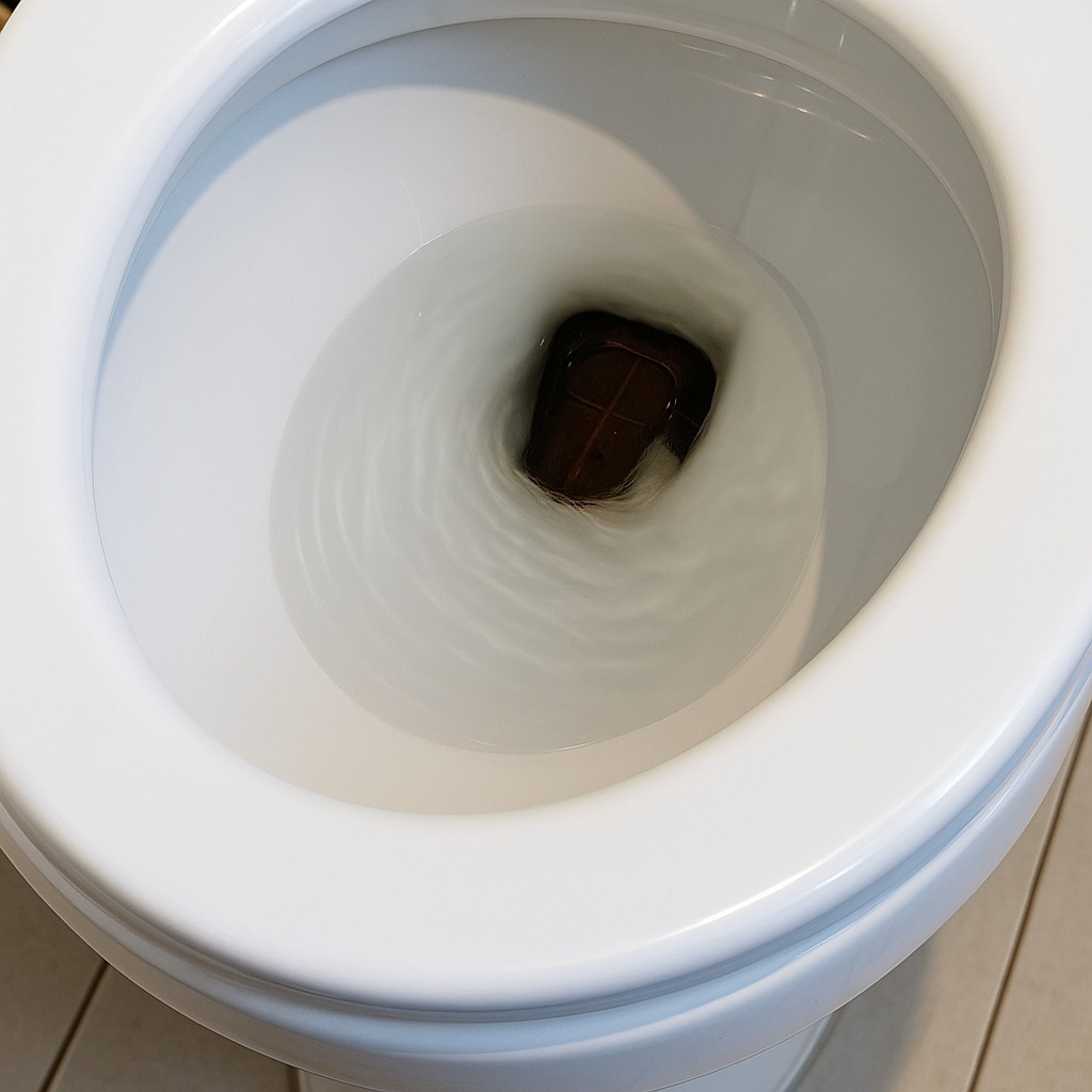 Ich habe heute Morgen den Toilettendeckel angehoben und bin erstarrt – zuerst dachte ich, es wäre nur ein Gegenstand, bis er sich zu bewegen begann