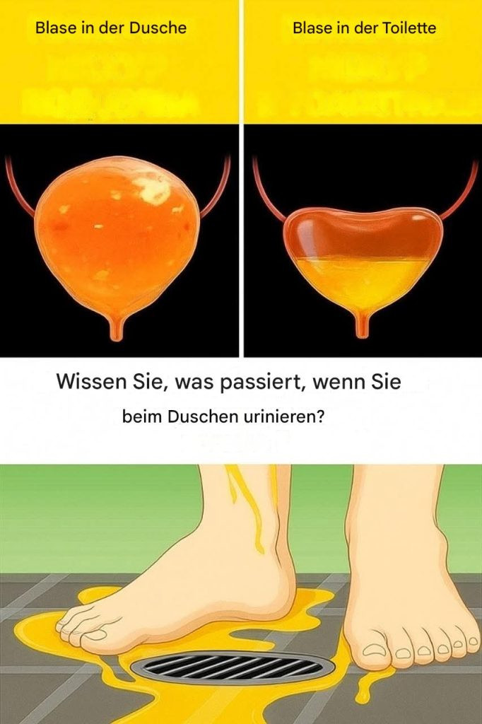 Wenn Sie unter der Dusche urinieren, seien Sie vorsichtig: Seien Sie sich bewusst, dass…