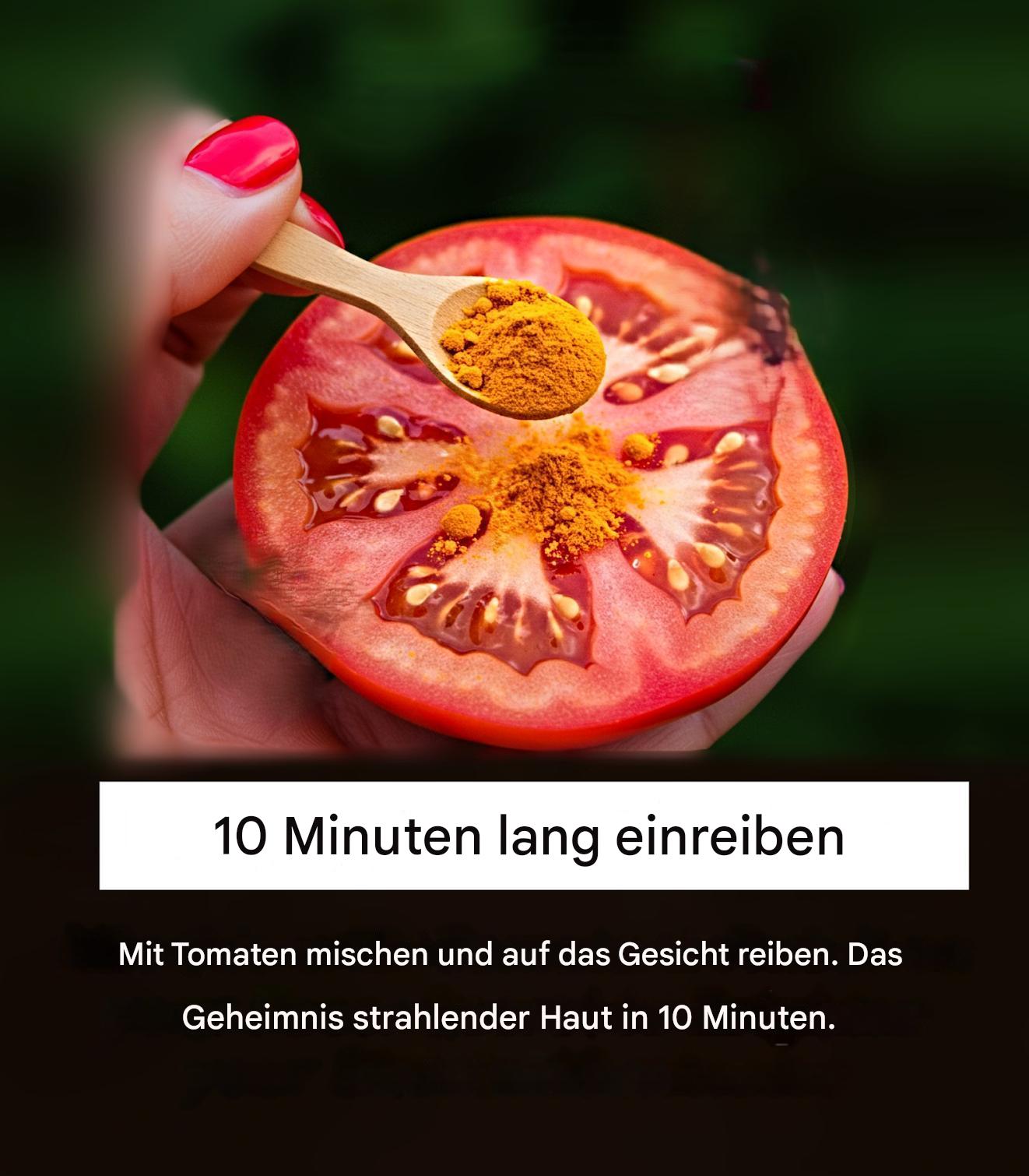 3-stufige Tomaten-Hautpflegeroutine | Tomaten-Eiswürfel | Tomaten-Gel