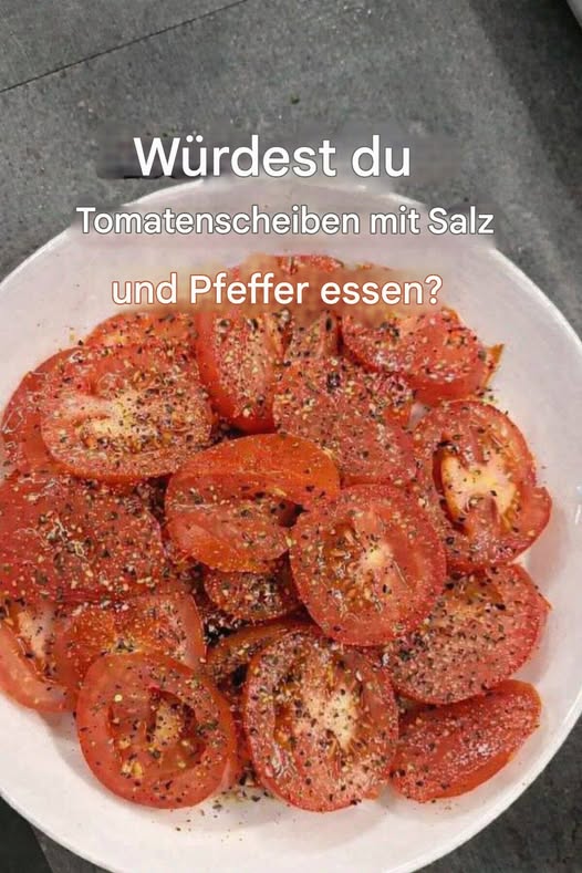 Frischer Tomatengenuss: Einfach, knackig und geschmackvoll