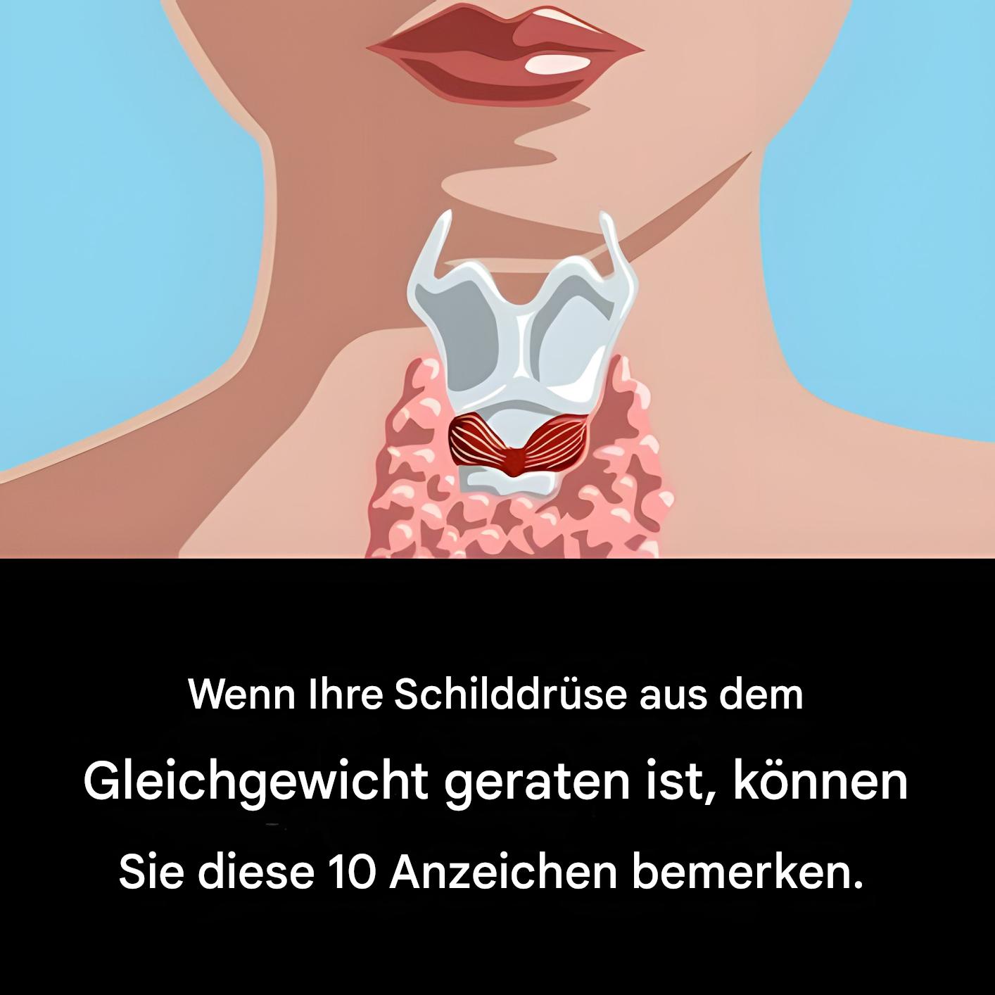 10 Symptome einer Schilddrüsenfunktionsstörung