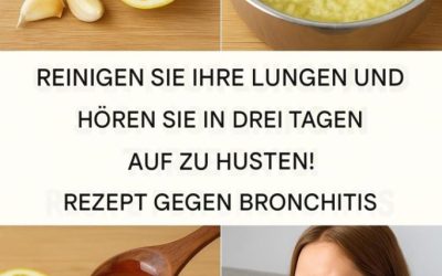 Reinigen Sie Ihre Lunge und hören Sie in drei Tagen mit dem Husten auf!
