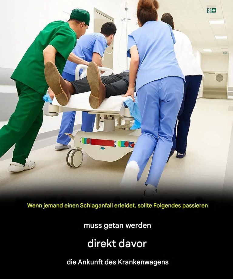 Das sollten Sie tun, wenn jemand einen Schlaganfall hat