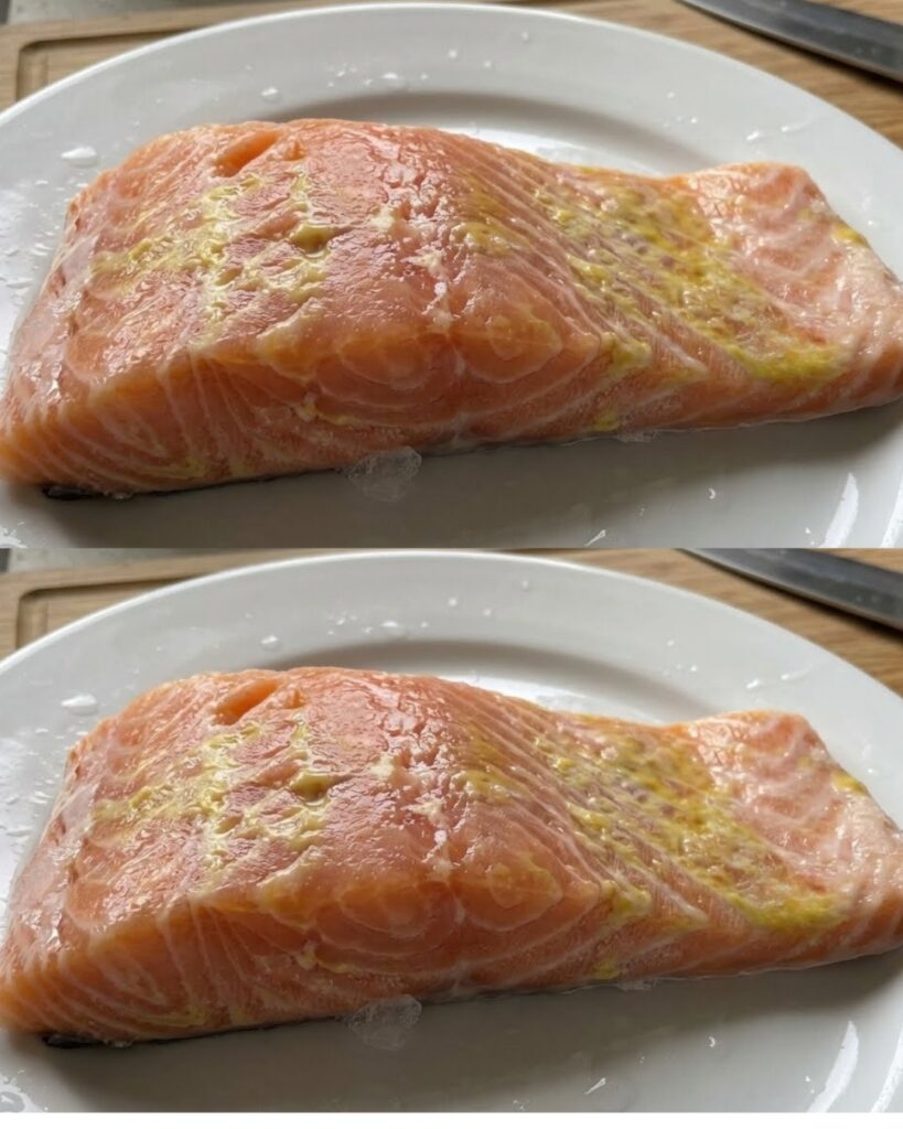 Darum ist Ihr aufgetauter Lachs gelb.