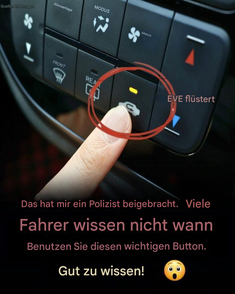Der Armaturenbrettknopf, den die meisten Autofahrer ignorieren – und warum er tatsächlich wichtig ist