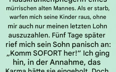 Warum ein Millionär zehn Jahre lang heimlich einen Umschlag für seine Pflegekraft unter seinem Bett versteckte