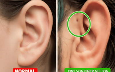 Was bedeutet dieser kleine Fleck am Ohr?