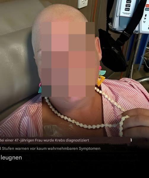 Eine 47-jährige Frau mit Krebs im Endstadium warnt vor subtilen Symptomen, die ihr möglicherweise entgangen sind.