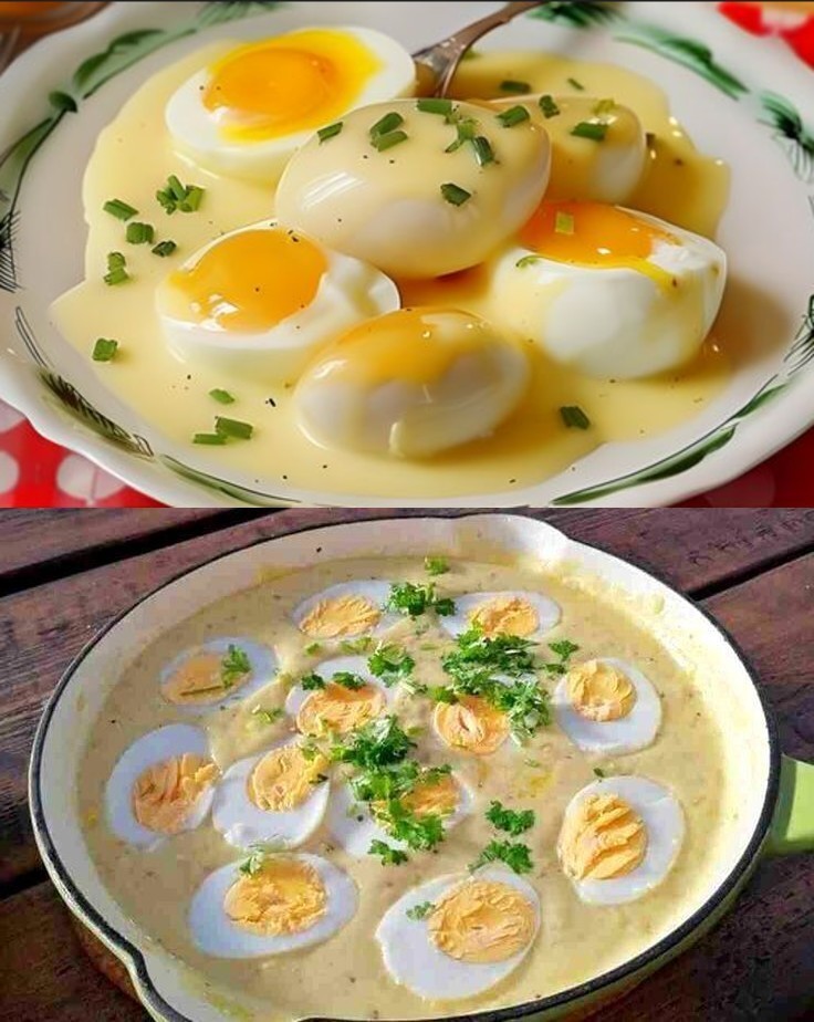 Boahhh das konnte ich täglich essen, Eier in Senfsauce!