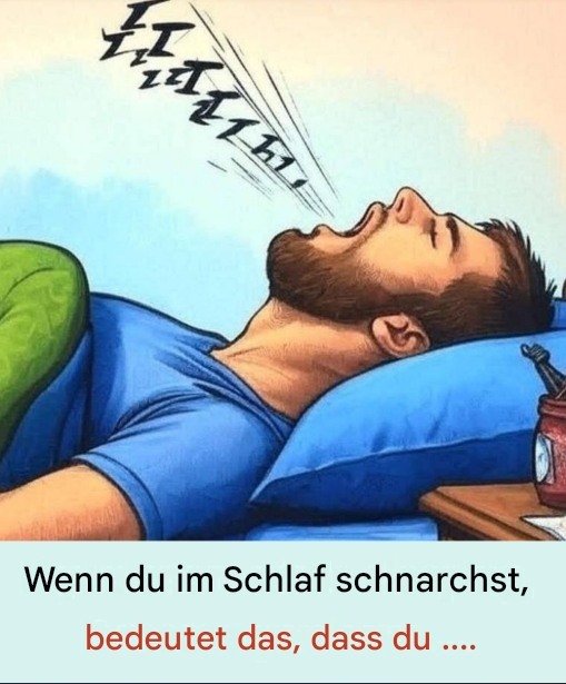 Wussten Sie, dass Schnarchen im Schlaf ein Symptom für etwas Ernsteres sein kann?