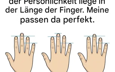 Die Größe deiner Finger verrät etwas über deine Persönlichkeit – was sagen deine aus?