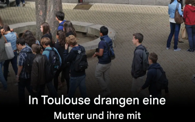 Toulouse: Eine Mutter und ihre Töchter, bewaffnet mit Fleischermessern, betraten eine Schule und griffen drei Personen an.