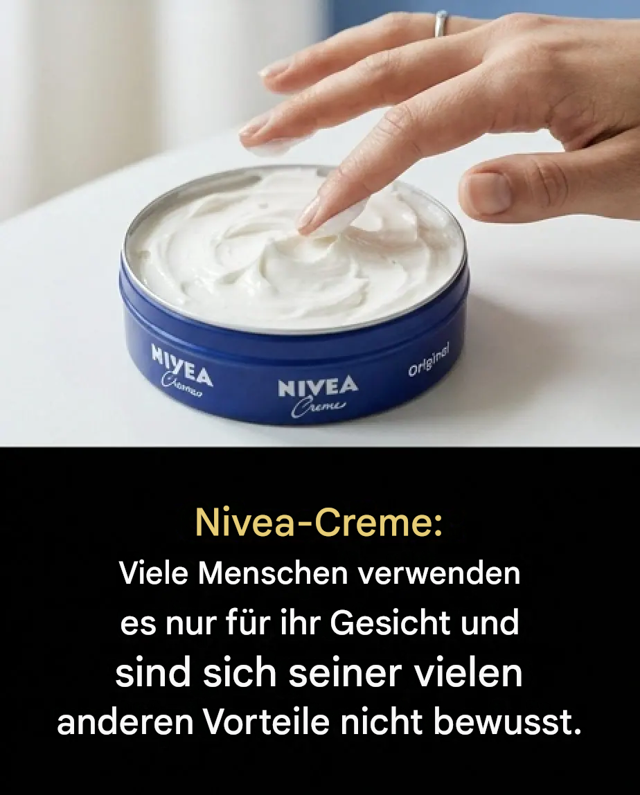 Nivea Creme: Die unglaublichen Vorteile, die vielen noch unbekannt sind
