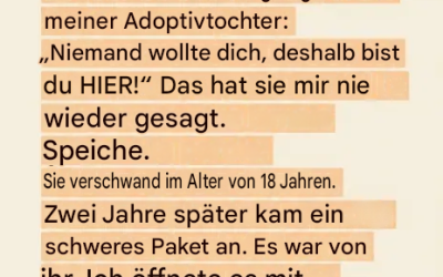 Meine Adoptivtochter verschwand spurlos – zwei Jahre später enthüllte ein Paket, das sie mir geschickt hatte, das verborgene Geheimnis meines Mannes.