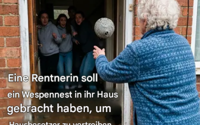 Spanien: Eine Rentnerin warf ein Wespennest in ihr Haus, um Hausbesetzer zu vertreiben.