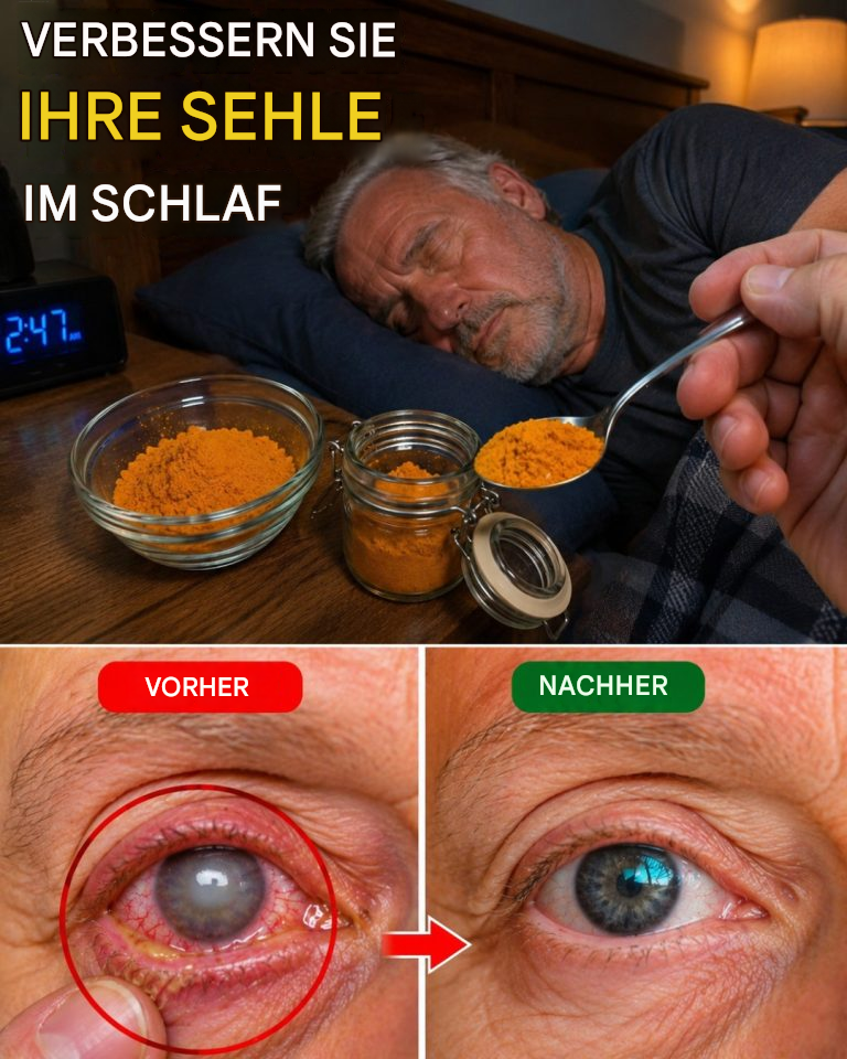 Welche natürlichen Pulver verwenden Menschen über 60 vor dem Schlafengehen zur Unterstützung ihrer Augengesundheit?