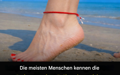 Die Bedeutung des Tragens von Fußkettchen
