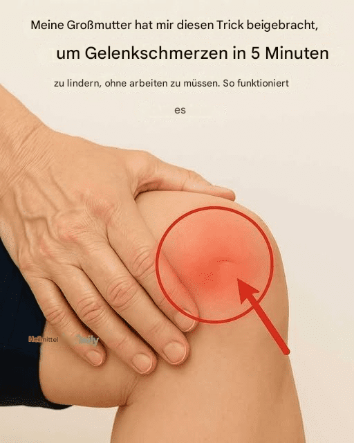 Meine Großmutter hat mir diesen Trick beigebracht, um Gelenkschmerzen in 5 Minuten ohne Anstrengung zu lindern. So funktioniert es.