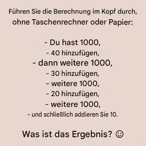 Die Mathefalle: 9 von 10 Antworten sind falsch