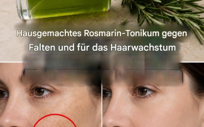 Rosmarin-Gesichtswasser zur Beseitigung von Falten und Hautunreinheiten