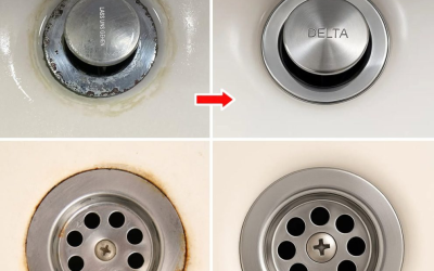 Wie man den dunklen Rand um die Wasserhähne entfernt