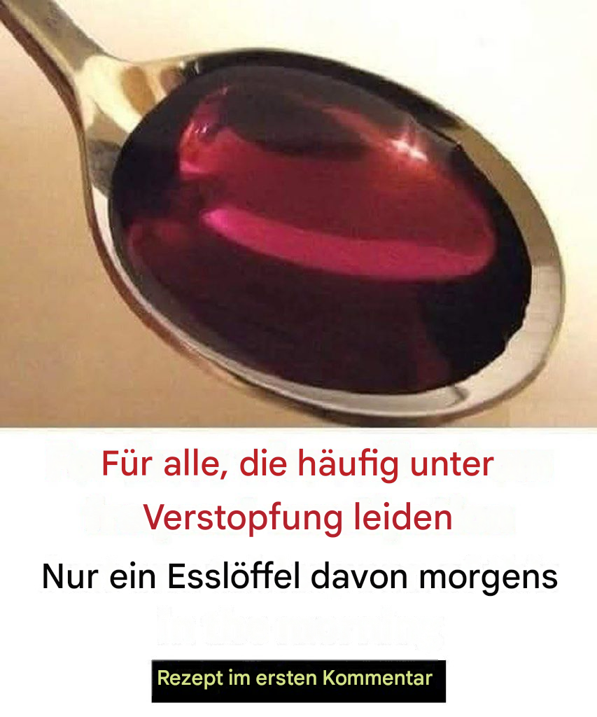 Nur ein Löffel: Ein sanftes, natürliches Mittel zur Linderung von Verstopfung