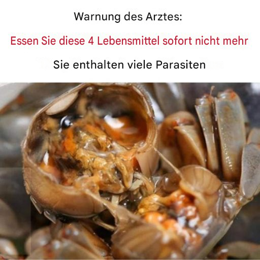 „Ärzte warnen: Verzehr dieser 4 Lebensmittel ab sofort einschränken, sie enthalten viele Parasiten“ – diese Meldung verbreitet sich online.