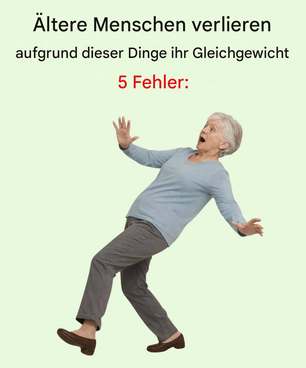 Häufige Fehler, die das Gleichgewicht bei älteren Erwachsenen beeinträchtigen