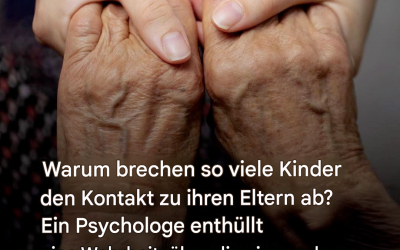 Warum brechen so viele Kinder den Kontakt zu ihren Eltern ab? Die Antwort ist schockierend 😱 😳👇Mehr dazu
