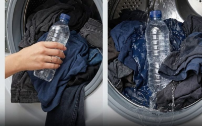 Eine leere Plastikflasche in die Waschmaschine geben: Der einfache Trick, den die meisten Leute nicht kennen