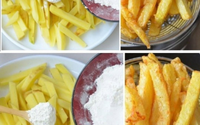 Entdecken Sie diesen Essigtrick für knusprige Pommes.