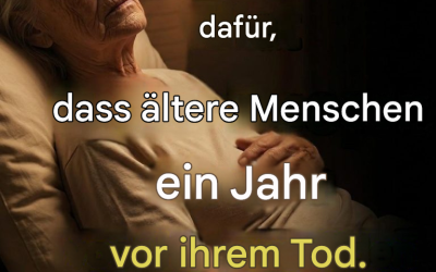 5 Anzeichen dafür, dass ein älterer Mensch im letzten Lebensjahr ist. Subtile Warnsignale, die Sie nicht ignorieren sollten!