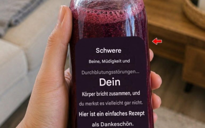 Frauen, nur 1 Glas am Morgen.