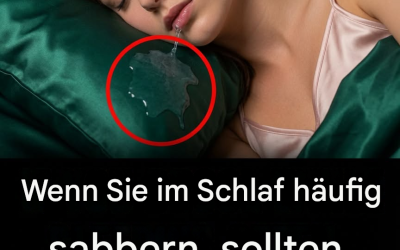 Häufiger Speichelfluss im Schlaf könnte ein Warnzeichen für eine dieser 6 Erkrankungen sein.