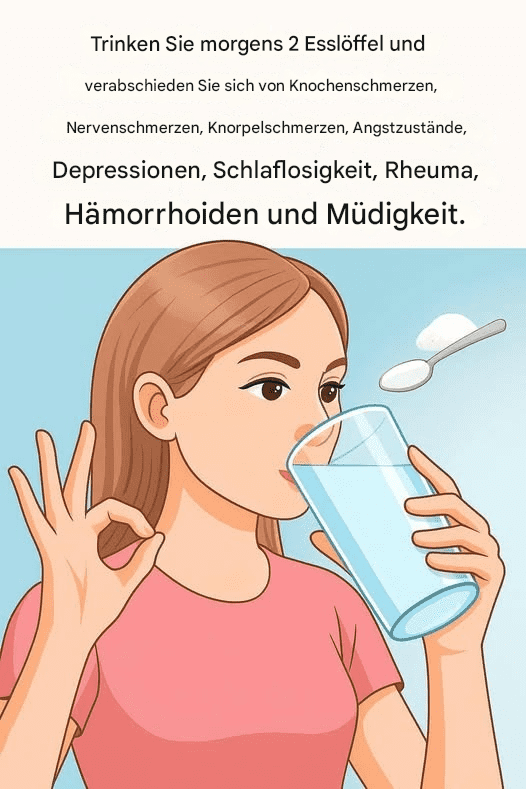 Nehmen Sie morgens 2 Esslöffel ein und verabschieden Sie sich von Knochen- und Nervenschmerzen.