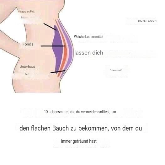 10 Lebensmittel, die Sie meiden sollten, um den flachen Bauch zu bekommen, von dem Sie schon immer geträumt haben