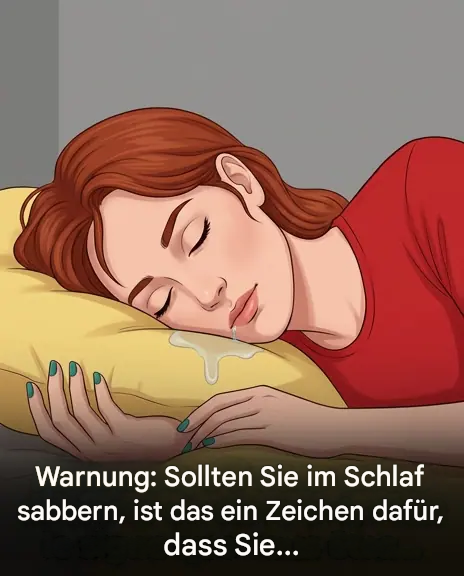 Wenn du nachts im Schlaf sabberst, ist das ein Zeichen dafür, dass dein Körper dir etwas sendet.