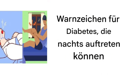 Warnzeichen für Diabetes, die nachts auftreten können