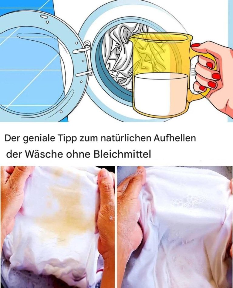 Der geniale Tipp zum natürlichen Aufhellen der Wäsche ohne Bleichmittel