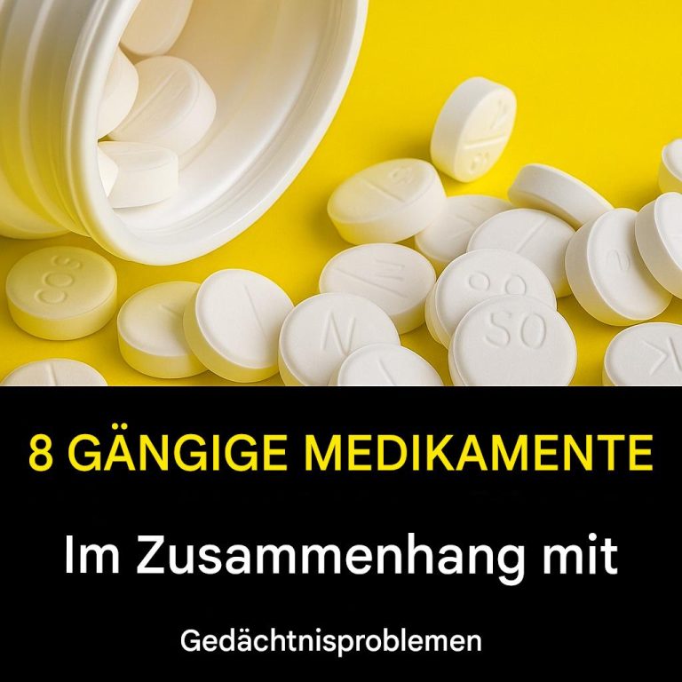 8 häufige Medikamente im Zusammenhang mit Gedächtnisproblemen