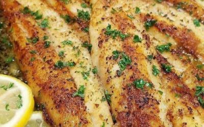 Knuspriger gebratener Fisch in Minuten