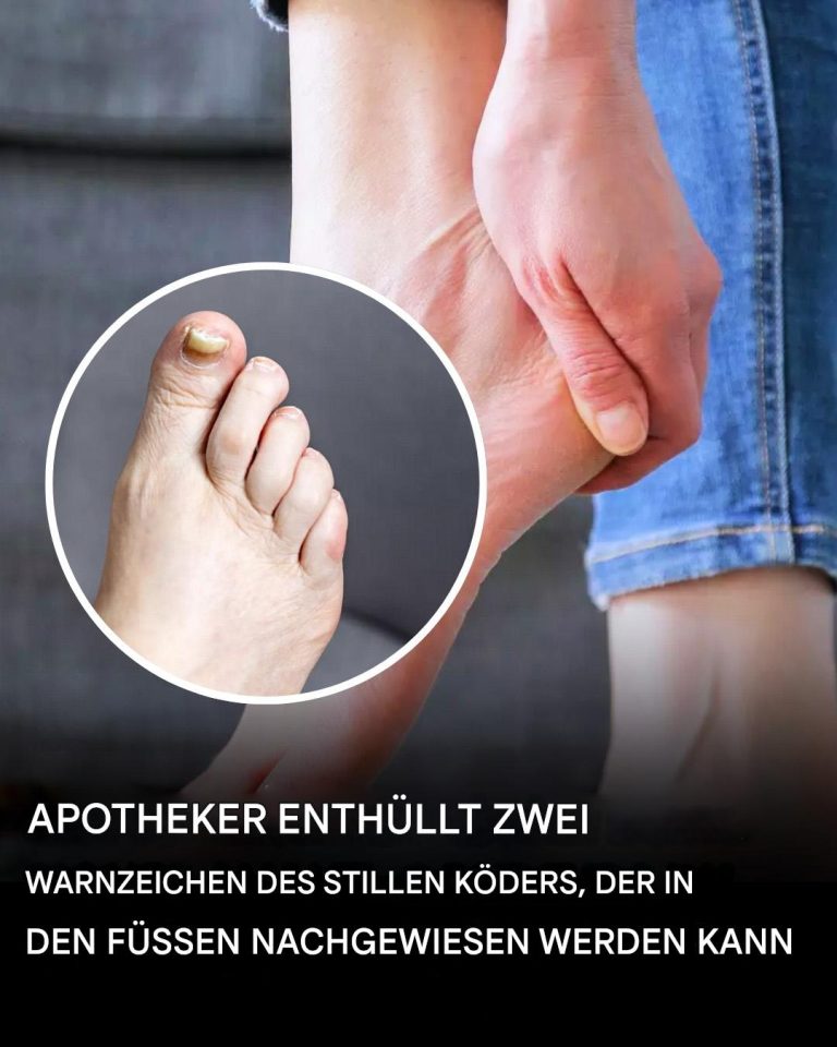 Ein Apotheker enthüllt zwei Warnzeichen für einen stillen Mörder, die Sie an Ihren Füßen erkennen könnten