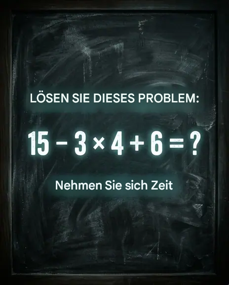 Komplexes mathematisches Problem: Können Sie es fehlerfrei lösen?